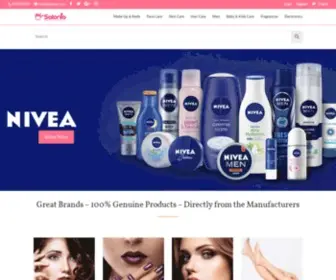 Salonlo.com(Beauty & Salon Cosmetics Product online best price) Screenshot