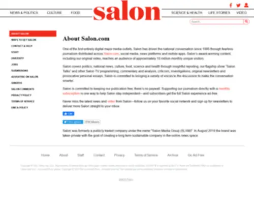 Salonmediagroup.com(About) Screenshot