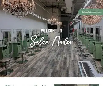 Salonnader.com(Salon Nader) Screenshot