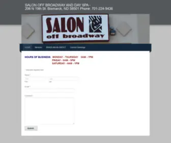 Salonoffbroadwayanddayspa.com(Salonoffbroadwayanddayspa) Screenshot