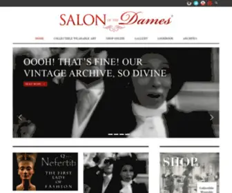 Salonofthedames.com(Salon of the Dames) Screenshot