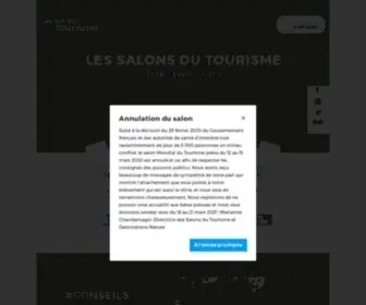 Salons-DU-Tourisme.com(Salons du Tourisme) Screenshot