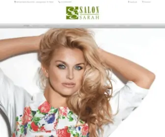 Salonsarah.net(Salon Sarah) Screenshot