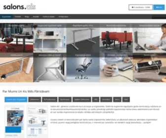 Salons.lv(Augstumā regulējami galdi) Screenshot