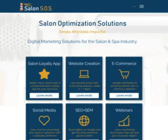 Salonsos.ca(Digital Marketing Solutions for Hair Salons & Spas) Screenshot