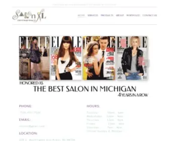 Salonxl.com(Salon XL Color & Design Group) Screenshot