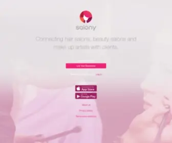 Salony.com(Appointments) Screenshot