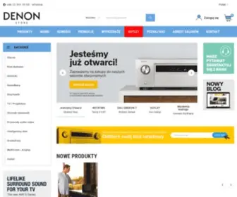 Salonydenon.pl(Denon Store) Screenshot