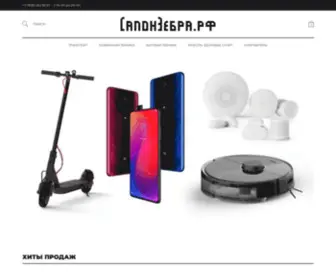 Salonzebra.ru(компьютеры ноутбуки гироскутеры электросамокаты) Screenshot