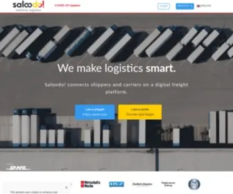 Saloodo.com(Your Digital Freight Platform) Screenshot