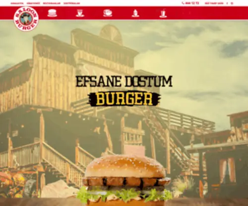 Saloonburger.com.tr(Saloon Burger) Screenshot