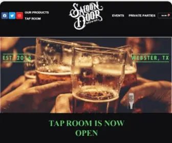 Saloondoorbrewing.com(NEW HOME) Screenshot