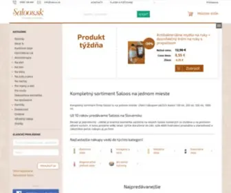 Saloos.sk(Kozmetika Saloos priamo od výrobcu) Screenshot