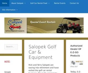 Salopekgolfcar-Equip.com(Golf Cart Special Events Rentals) Screenshot