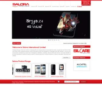 Salora.com(Salora International Limited) Screenshot