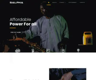 Salphaenergy.com(Salpha Energy) Screenshot