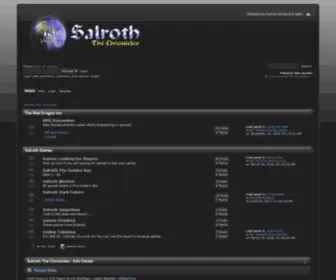 Salroth.com(Salroth The Chronicles) Screenshot