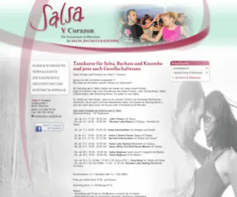 Salsa-Y-Corazon.de(Salsa Y Corazon ::: Die Tanzschule in München für Salsa) Screenshot