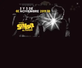 Salsaalparque.gov.co(Salsa al Parquey 6 de octubre) Screenshot