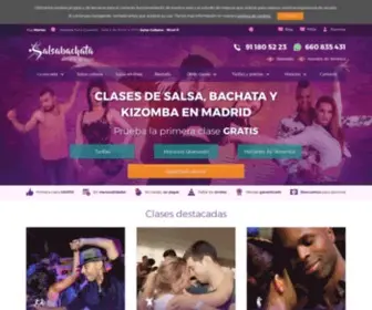 Salsabachata.es(Escuela de baile en Madrid) Screenshot