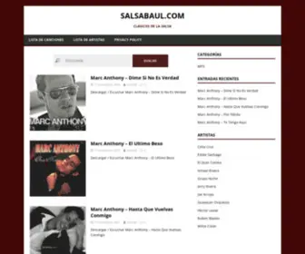 Salsabaul.com(Clásicos) Screenshot