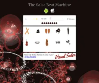 Salsabeatmachine.org(The Salsa Beat Machine) Screenshot