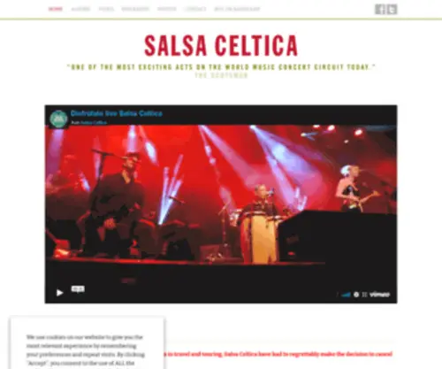 Salsaceltica.com(Salsa Celtica) Screenshot