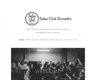 Salsaclubdunedin.com(Salsa Club Dunedin) Screenshot