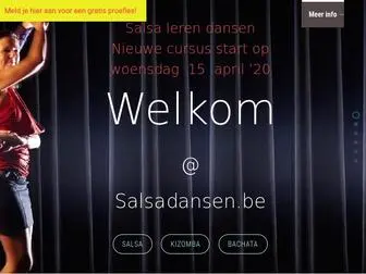 Salsadansen.be(Nieuwe cursus SALSA start op wo) Screenshot