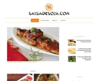 Salsadesoja.com(Salsa de Soja) Screenshot