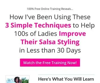 Salsaladiesstyling.net(3 Simple Techniques To Improve Your Salsa Styling) Screenshot