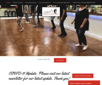 Salsalittlerock.com(Leah's School of Latin Dance) Screenshot