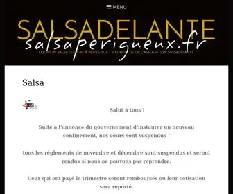 Salsaperigueux.fr(La Salsa à Périgueux) Screenshot