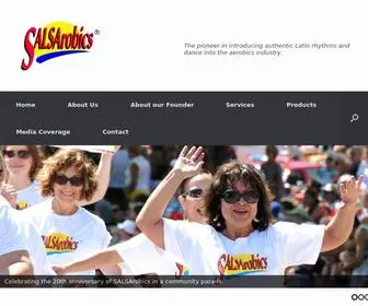 Salsarobics.com(SALSArobics®) Screenshot