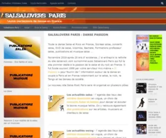 Salsarock.com(Salsa Rock Paris) Screenshot