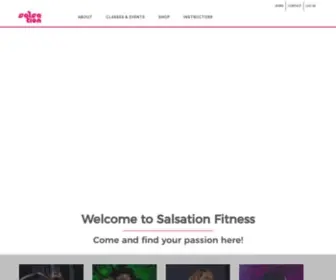 Salsationfitness.com(Salsation) Screenshot
