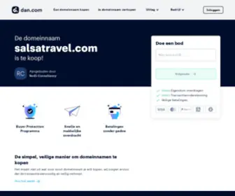 Salsatravel.com(De domeinnaam is te koop) Screenshot