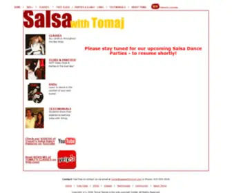 Salsawithtomaj.com(Salsa With Tomaj) Screenshot