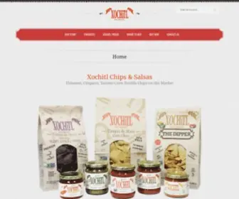 Salsaxochitl.com(Xochitl Chips and Salsas) Screenshot