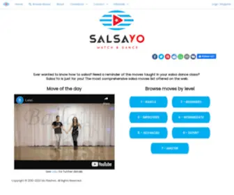 Salsayo.com(Salsa Yo) Screenshot