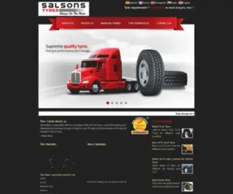 Salsonsautomotivetyres.com(Industrial Tyres) Screenshot