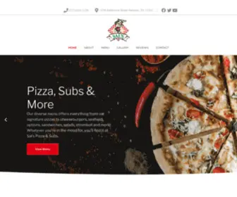 Salspizzaandsubs.net(Sal's Pizza & Subs) Screenshot