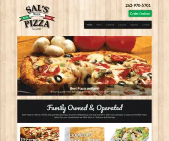 Salspizzapewaukee.com(Dine-In, Delivery & Catering) Screenshot