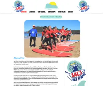 Salssurfschool.com(Surf Lessons Umina Beach) Screenshot