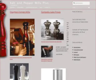 Salt-AND-Pepper-Mills-Plus.co.uk(Salt and Pepper Mills PLUS) Screenshot