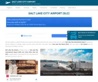 Salt-Lake-City-Airport.com(Salt Lake City Airport (SLC)) Screenshot