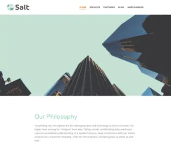 Salt.io(We tell data stories and build data machines) Screenshot