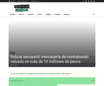 Saltaaldia.com.ar(Salta al día) Screenshot