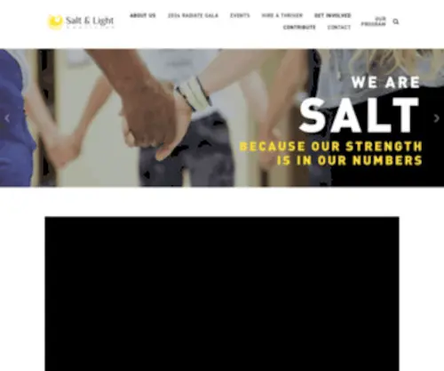 Saltandlightcoalition.com(Salt & Light Coalition) Screenshot