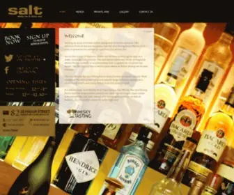 Saltbar.com(Whiskey Bar & Shisha Lounge) Screenshot